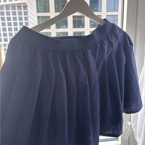 Women’s ALO Navy Pleated Skirt